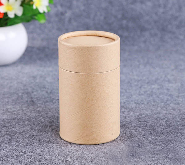 Cardboard is the most common packaging for loose leaf tea selling