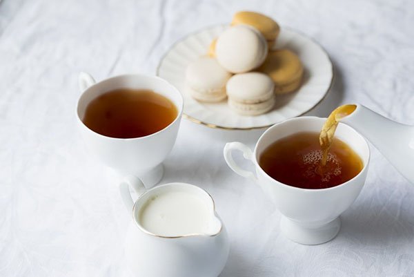 Milk is a perfect suit with Ceylon black tea