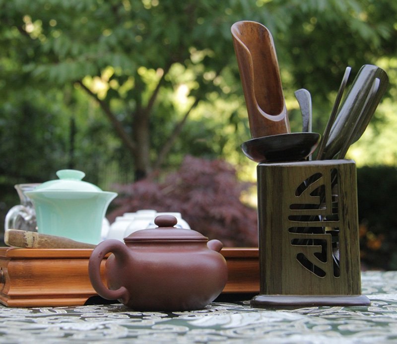 Tea art six gentlemen are the necessary tools in the gongfu tea ceremony