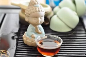 A tea pet is a decoration set on the tea tray for fun