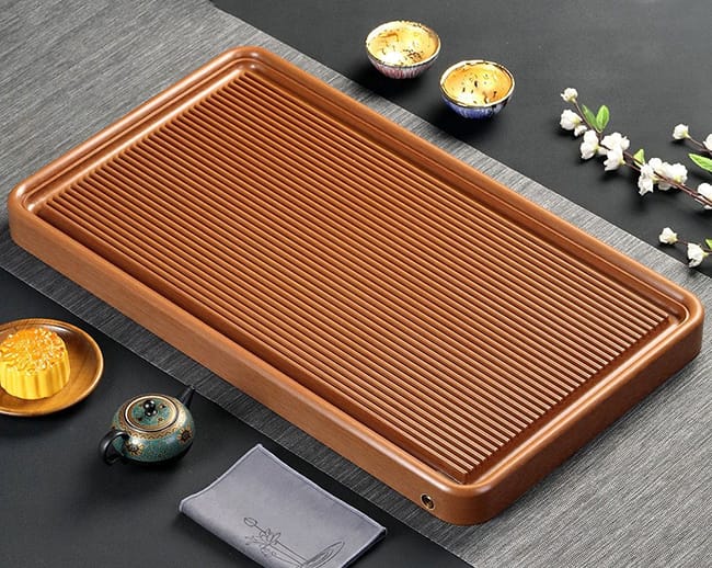 Most bakelite tea trays are in a simple style