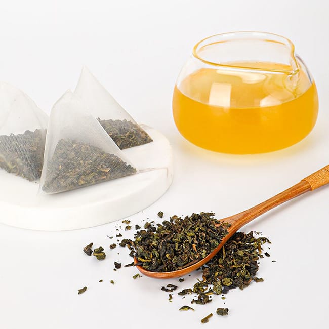 the plastic tea bag pouch is much more sturdy and has a large room for loose leaves