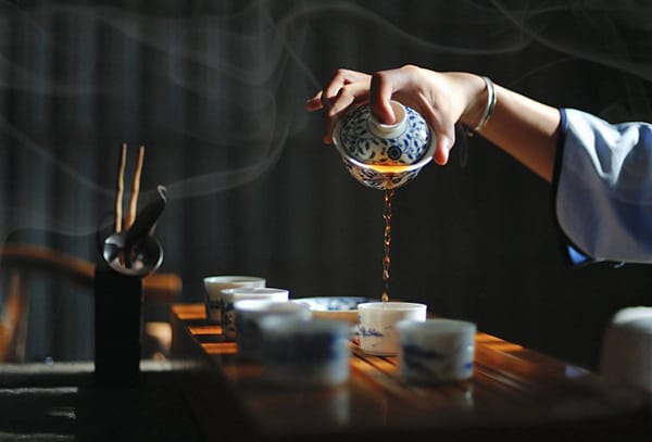 Tea drinking became a ceremony